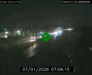 Webcam sur la N165 à hauteur de Hennebont, au nord de Lorient