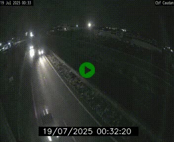 Webcam sur la N165 à hauteur de Caudan, dans le Morbihan.