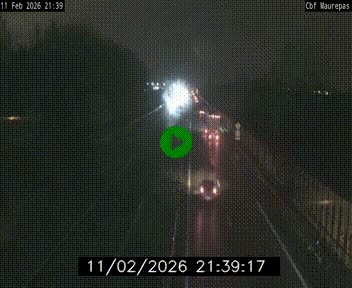 Webcam sur le périphérique de Rennes (N136) à hauteur de Maurepas, au nord de la ville