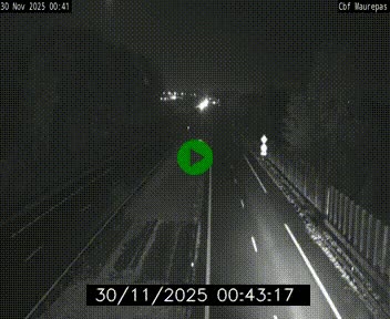 Webcam sur le périphérique de Rennes (N136) à hauteur de Maurepas, au nord de la ville