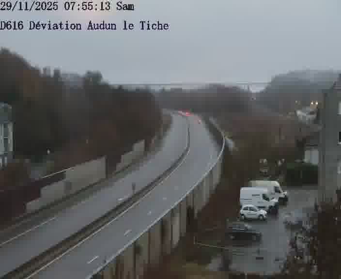 Webcams sur la D616, sur le contournement d'Audun-le-Tiche menant à Belval (Luxembourg)