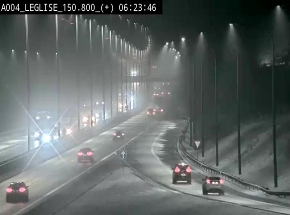 Caméra autoroute Belgique - Côte de Léglise, E411(A4) direction Luxembourg