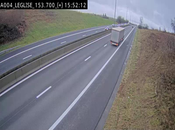 Webcam autoroute E411 à hauteur de Léglise, en direction de Luxembourg