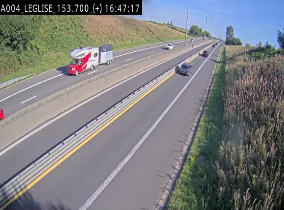 Webcam autoroute E411 à hauteur de Léglise, en direction de Luxembourg