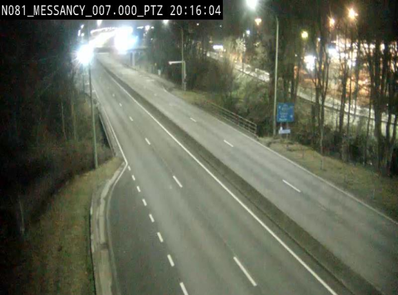 Webcam sur la N81 (E411) à hauteur du Cora Messancy. Vue orientée vers Arlon