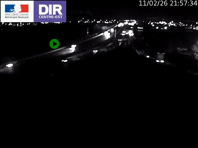 Webcam autoroute sur A450 à Pierre-Bénite en direction de Lyon et de l'autoroute A7
