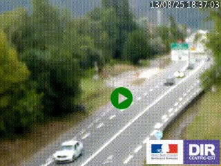 Webcam info trafic à proximité de Vizille sur la N85, au niveau du point de vue du Saut du Moine à Champagnier