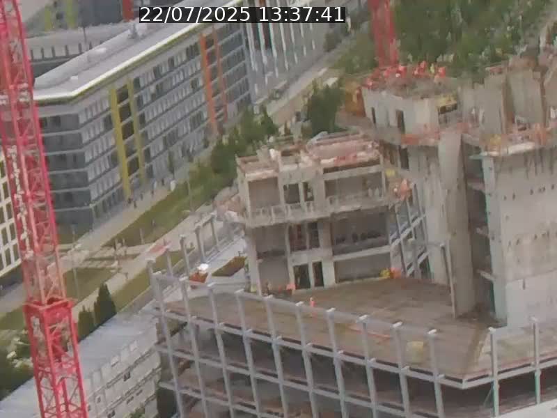 Webcam sur l'avenue John Fitzgerald Kennedy (N51) avec vue orientée vers le Findel