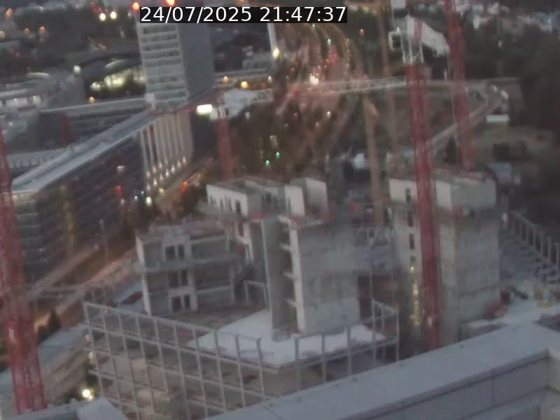 Webcam sur l'avenue John Fitzgerald Kennedy (N51) avec vue orientée vers le Findel
