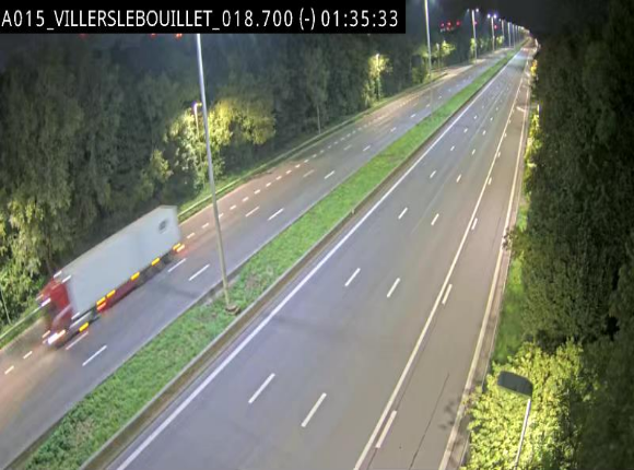 Webcam autoroute Belgique - Villers-le-Bouillet - E42 direction Liège - BK 18.7