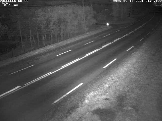 Webcam à 424 mètres d'altitude dans la Tranchée de Docelles dans les Vosges, à proximité d'Epinal sur la route de Gerardmer (D11)
