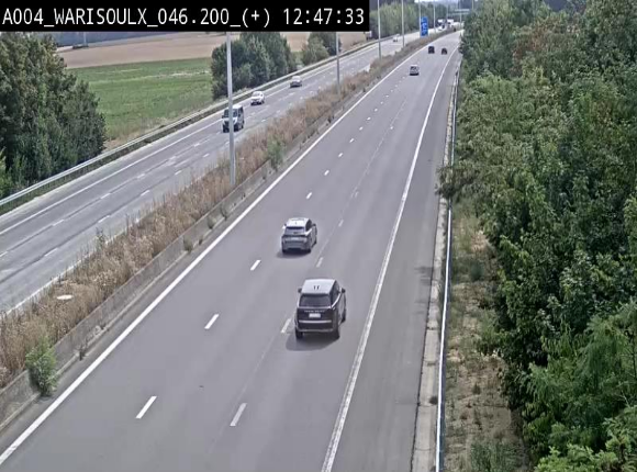 Webcam autoroute Belgique - Warissoulx - E411 - BK 46.2