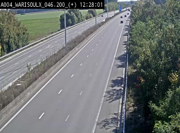 Webcam autoroute Belgique - Warissoulx - E411 - BK 46.2