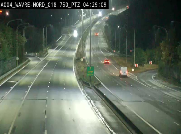 Webcam traffic E411(A4) - BK 18.7 - Bierges (Wavre Nord)