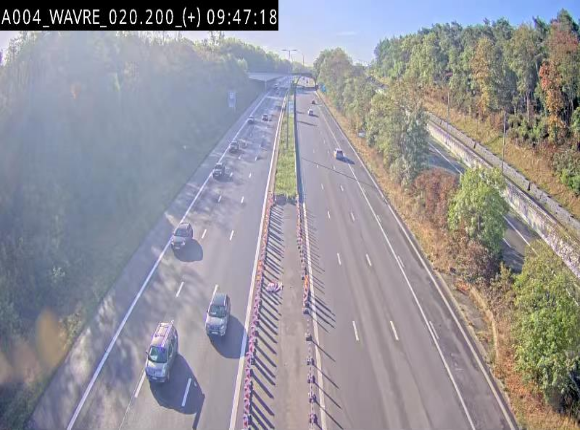 Webcam @ Wavre-sud KP 19.6, A4/E411