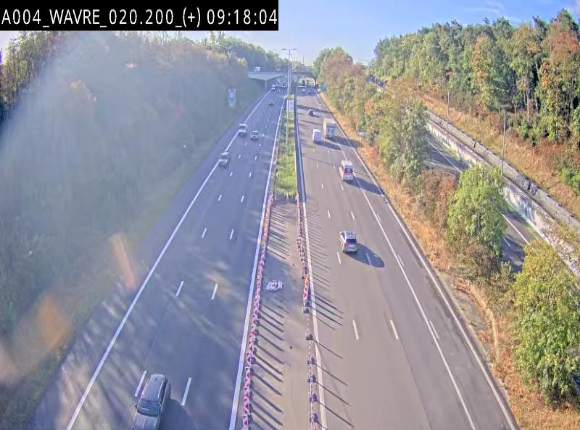 Webcam @ Wavre-sud KP 19.6, A4/E411
