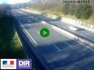 Webcam routière à Saint-Etienne-Terrenoire sur la RN88 avant la jonction entre l'A72 et le Boulevard Périphérique de Saint-Etienne