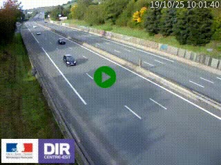 Webcam routière à Saint-Etienne-Terrenoire sur la RN88 avant la jonction entre l'A72 et le Boulevard Périphérique de Saint-Etienne