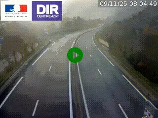 Caméra sur la Nationale 90 (N90) à La Léchère, en direction et à proximité d'Albertville