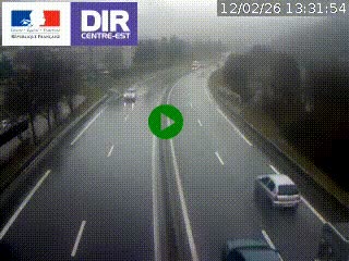 Caméra sur la Nationale 90 (N90) à La Léchère, en direction et à proximité d'Albertville