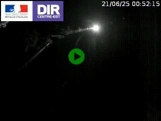 Caméra sur la Nationale 90 (N90) à La Léchère, en direction et à proximité d'Albertville