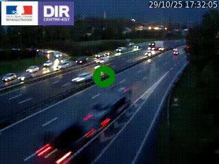 Caméra routière à hauteur de la sortie 15 Chambéry-centre au PK 4,103 en direction d'Albertville