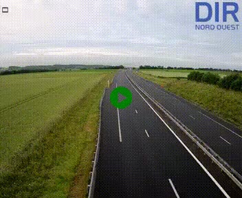 Webcam sur A84 à hauteur de l'échangeur de Poilley avec la N175, au sud d'Avranches