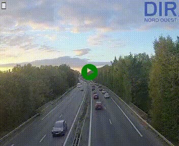 Webcam sur le périphérique de Caen (N814) à l'est de la ville, à Mondeville hauteur de la sortie 2, Presqu'île-Rives de l'Orne, au bout de l'autoroute A13