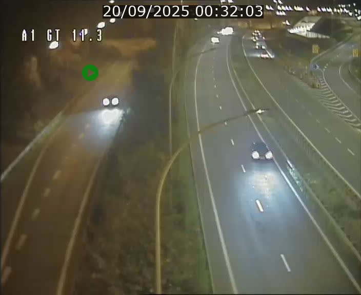 Traffic live webcam Luxembourg Senningerberg - A1 direction Allemagne - BK 11.3