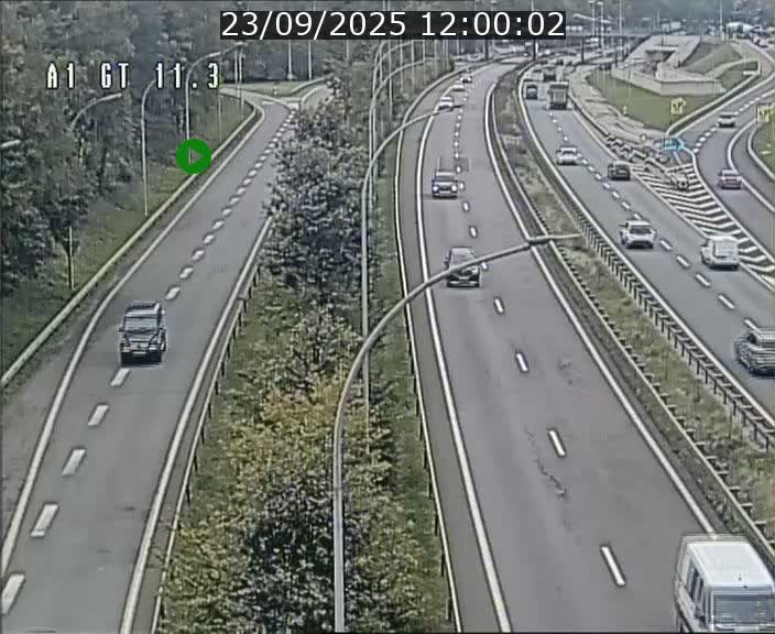 Traffic live webcam Luxembourg Senningerberg - A1 direction Allemagne - BK 11.3