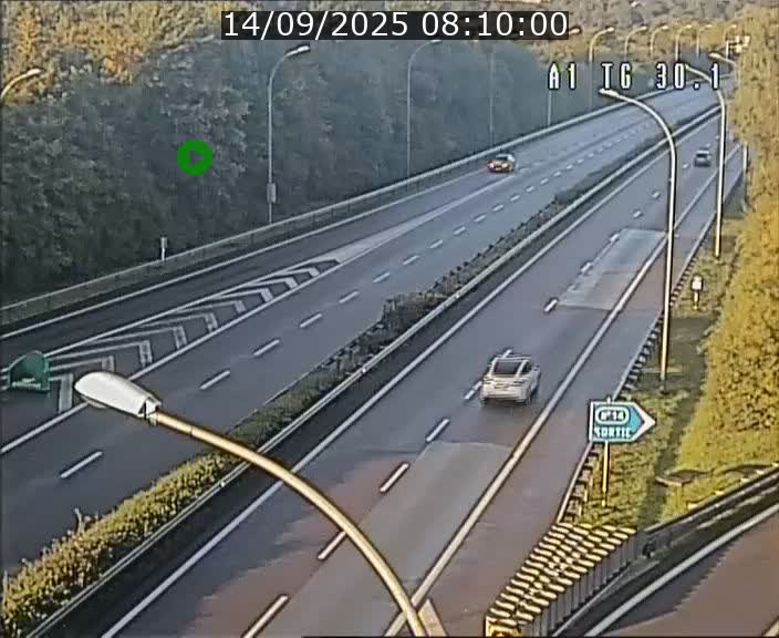 Traffic live webcam Luxembourg Grevenmacher - A1 direction Luxembourg - BK 30.1