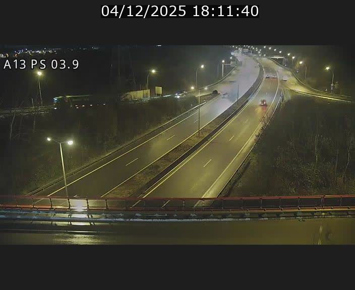 Traffic live webcam Luxembourg Differdange - A13 direction Esch-sur-Alzette - BK 3.9