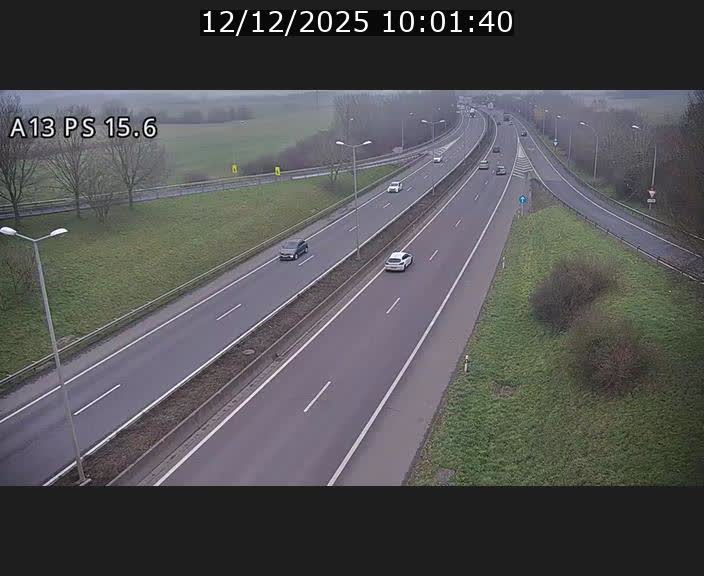 Traffic live webcam Luxembourg Kayl - A13 direction Dudelange - BK 15.6