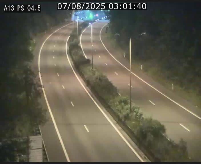 Traffic live webcam Luxembourg Differdange - A13 direction Esch-sur-Alzette - BK 4.5