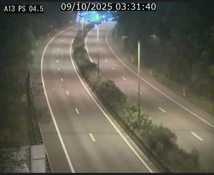 Traffic live webcam Luxembourg Differdange - A13 direction Esch-sur-Alzette - BK 4.5