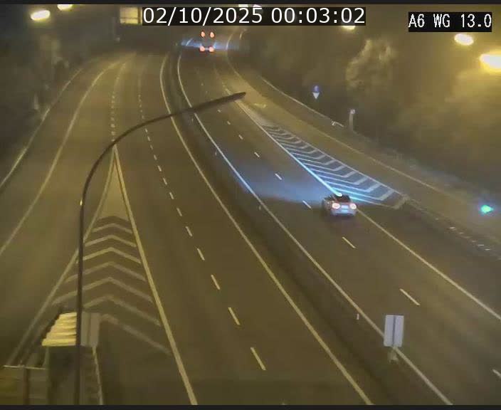Traffic live webcam Luxembourg Mamer - A6 - BK 13 - direction Luxembourg/France/Allemagne
