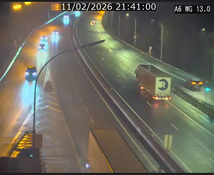 Traffic live webcam Luxembourg Mamer - A6 - BK 13 - direction Luxembourg/France/Allemagne