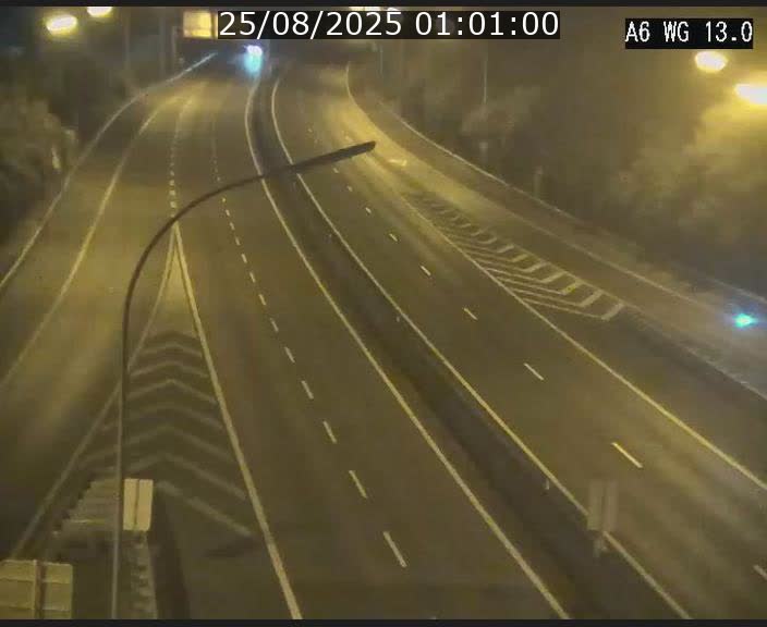 Traffic live webcam Luxembourg Mamer - A6 - BK 13 - direction Luxembourg/France/Allemagne