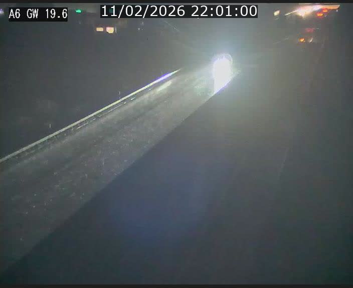 Traffic live webcam Luxembourg - Steinfort - A6 - BK 19.6 - direction Belgique