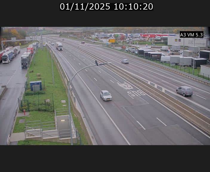 Traffic live webcam Luxembourg Aire de Berchem - A3 - BK 5 - direction France