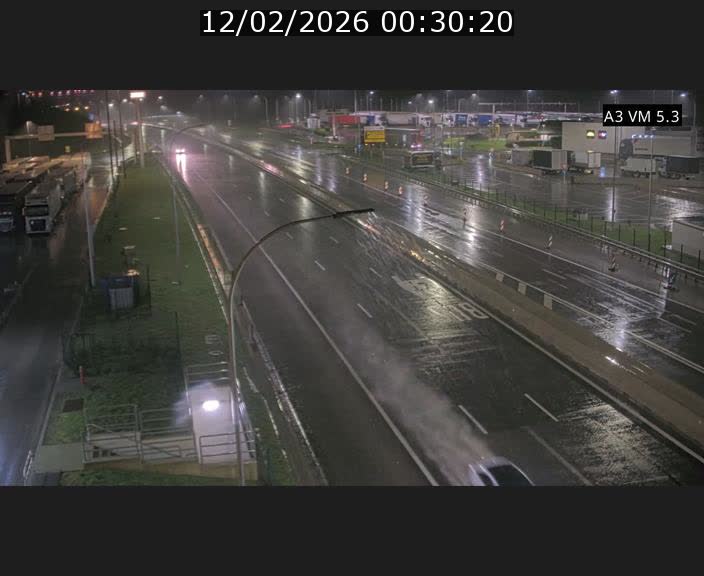 Traffic live webcam Luxembourg Aire de Berchem - A3 - BK 5 - direction France