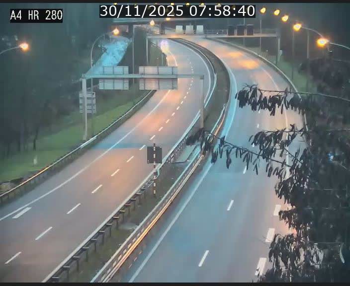 Webcam traffic A4 Luxembourg - BK 0.2 - P+R Bouillon (direction Luxembourg)