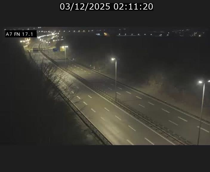 Caméra trafic Luxembourg - A7, Merscherbierg direction Mersch