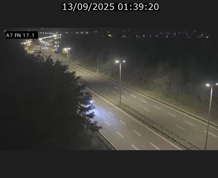 Caméra trafic Luxembourg - A7, Merscherbierg direction Mersch