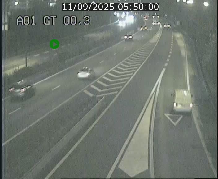 Traffic live webcam Luxembourg Croix de Gasperich - A1 direction Kirchberg - BK 0.3