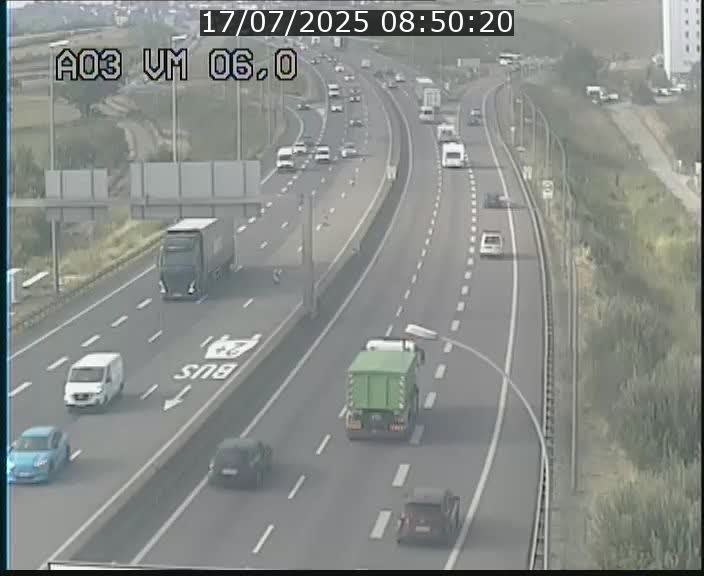 Traffic live webcam Luxembourg Aire de Berchem - A3 - BK 6 - direction France