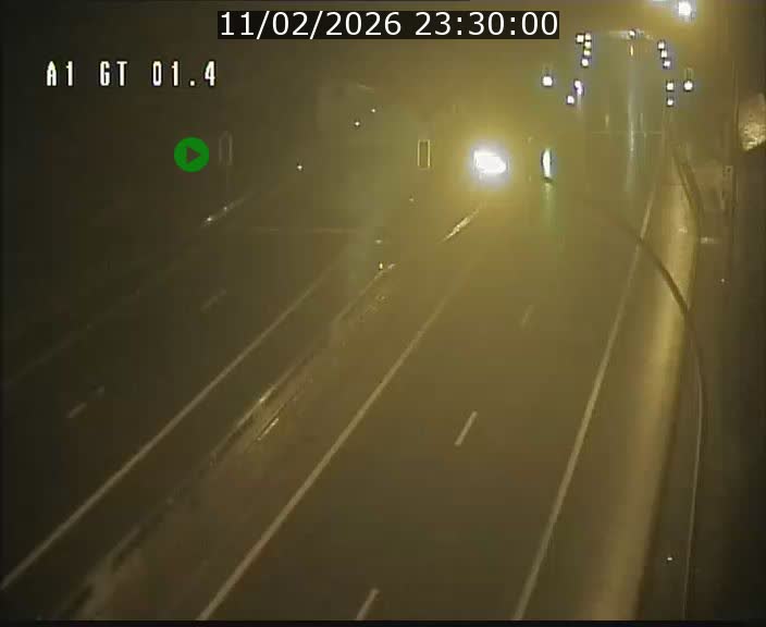 Traffic live webcam Luxembourg Hesperange - A1 direction Kirchberg - BK 1.4