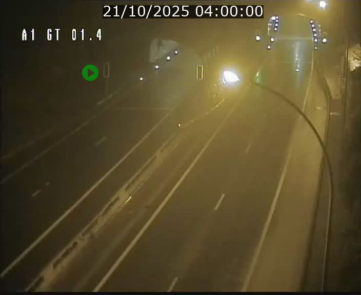 Traffic live webcam Luxembourg Hesperange - A1 direction Kirchberg - BK 1.4