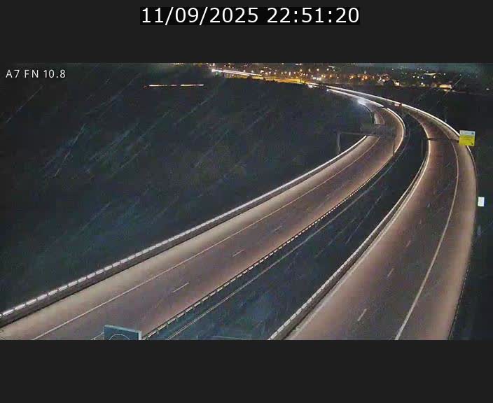 Caméra trafic Luxembourg - A7, Tunnel Gousselerbierg, sortie sud, direction rond-point Lorentzweiler (BK 10.8)
