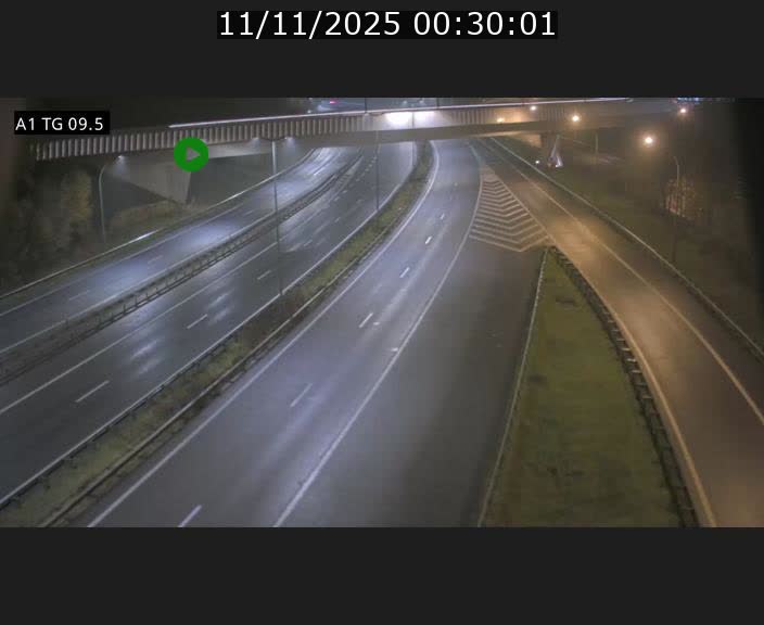 Traffic live webcam Luxembourg Jonction Grünewald - A1 direction Luxembourg-ville - BK 9.5